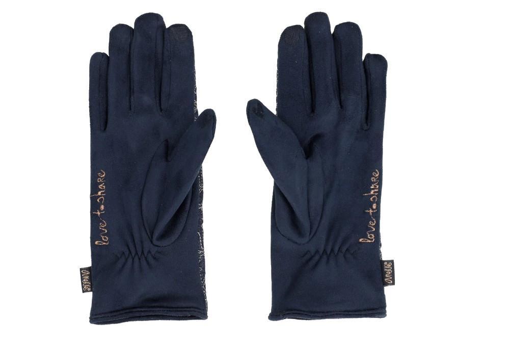 Guantes de punto Anekke 41482-061 denim