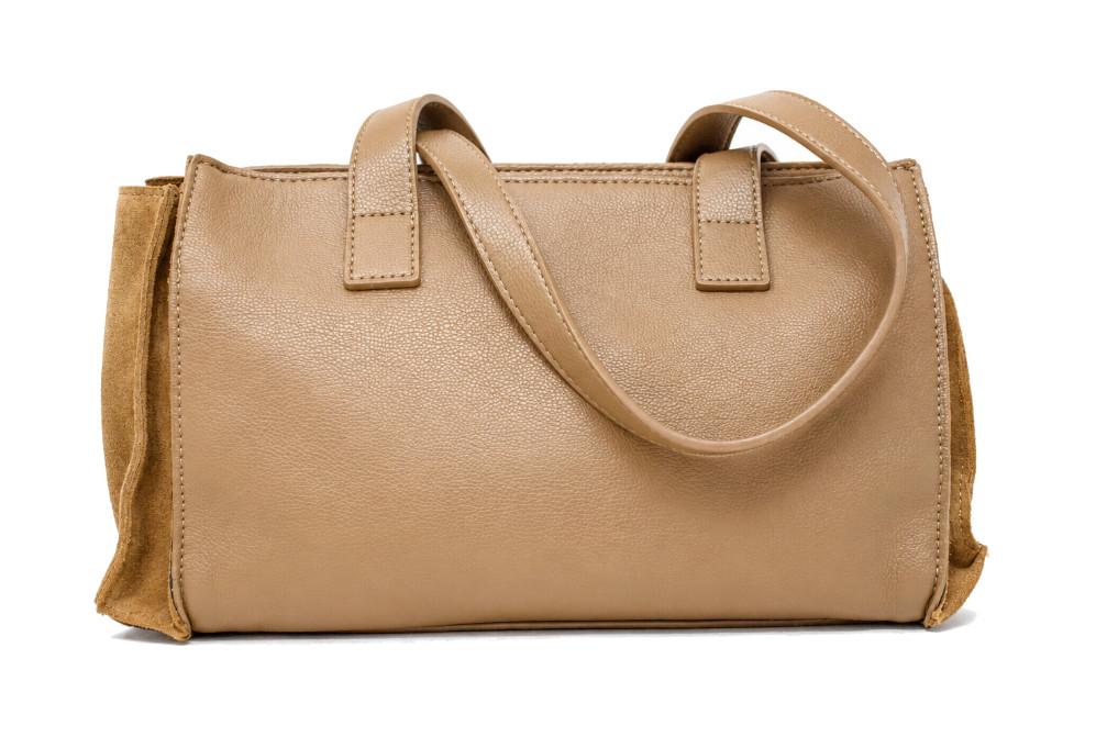 Bolso Shopper Carmela 186254 Taupe con Bandolera