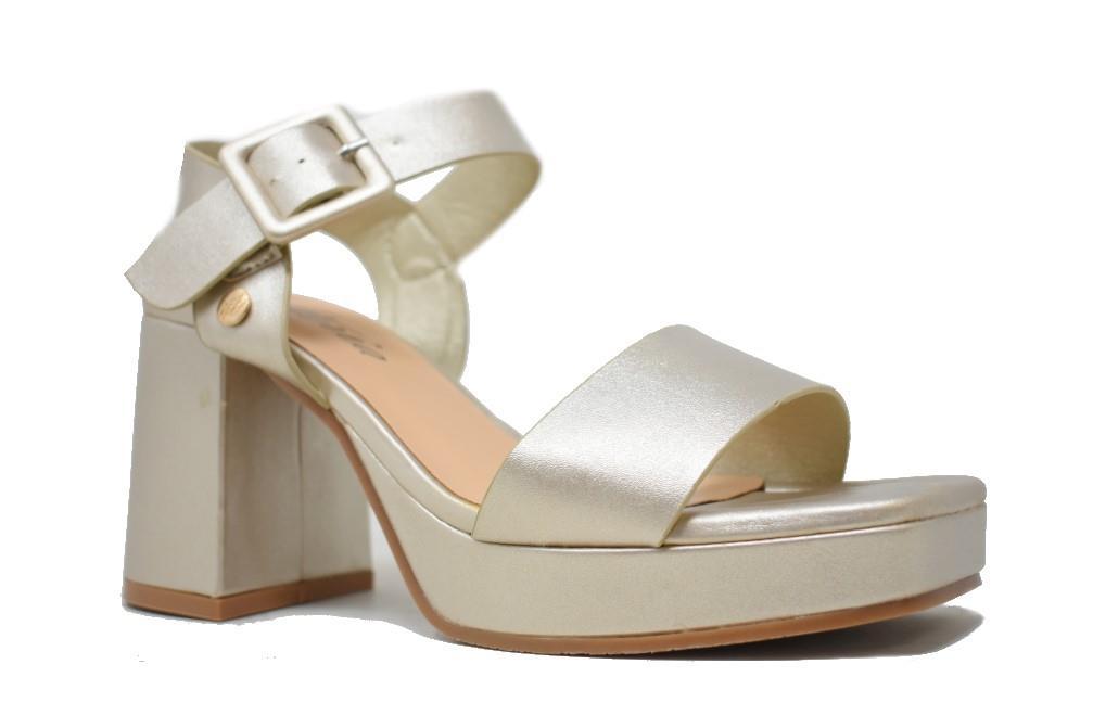Sandalias de fiesta Isteria 23039 para mujer en oro