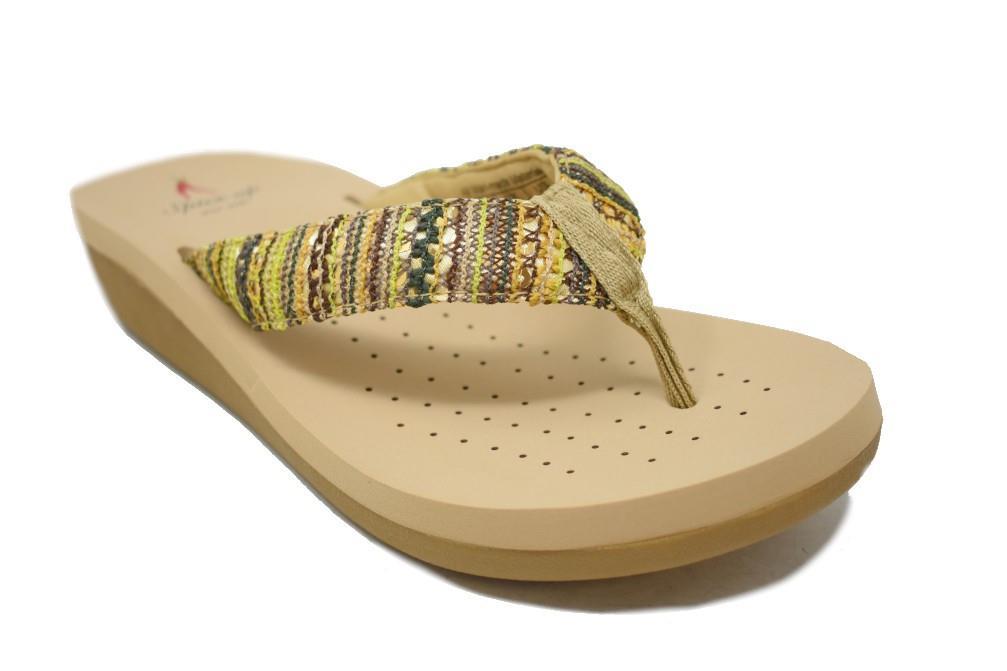 Chanclas de dedo SPICE UP Coriandolo SU20023 en verde