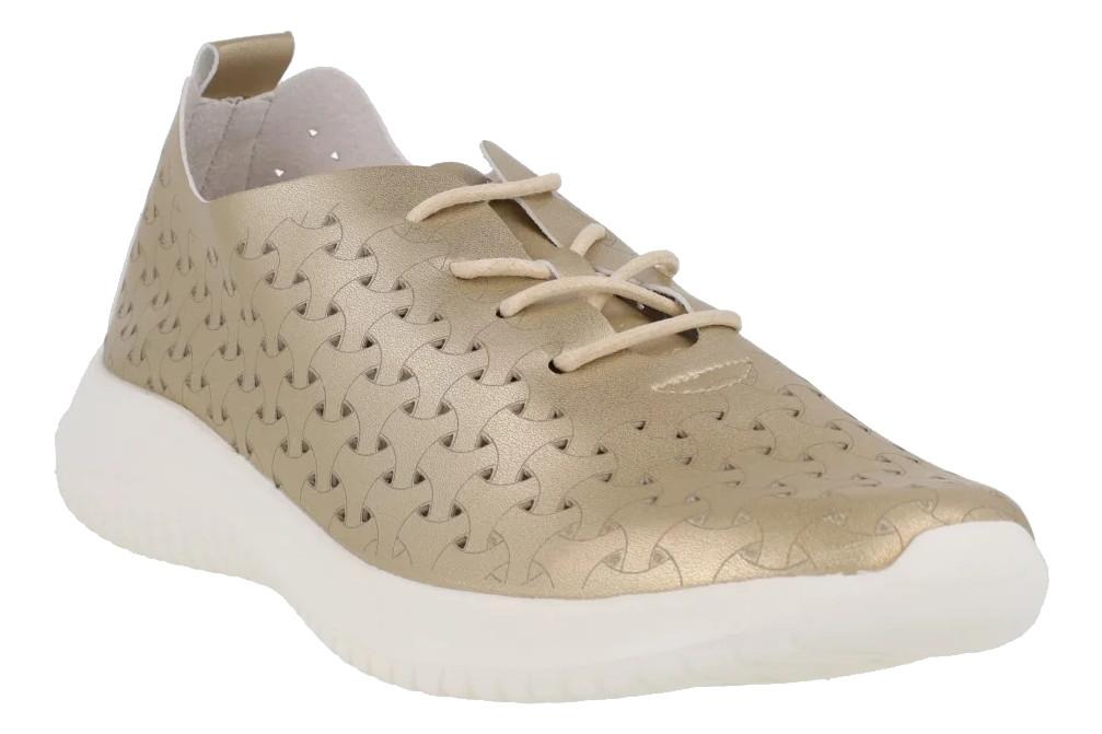 Zapatillas deportivas ultraligeras Eoligeros Liberte oro para mujer