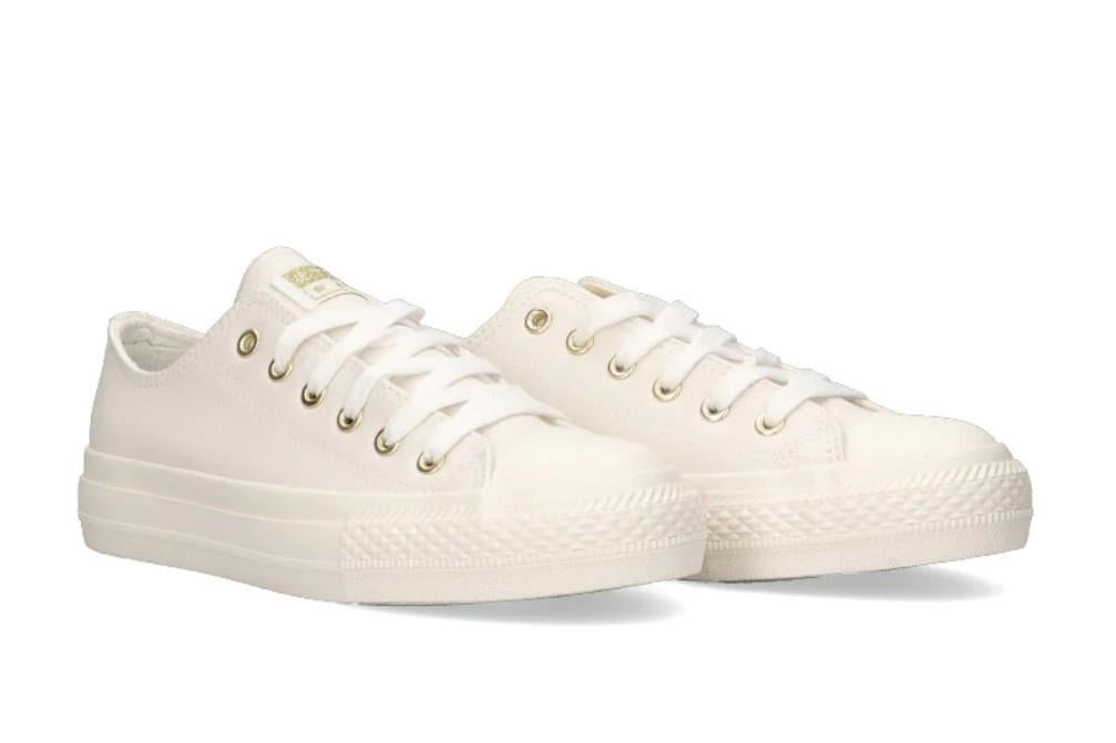 Zapatillas de lona ÉTIKA 52415 CAROLINA 01 en blanco para mujer