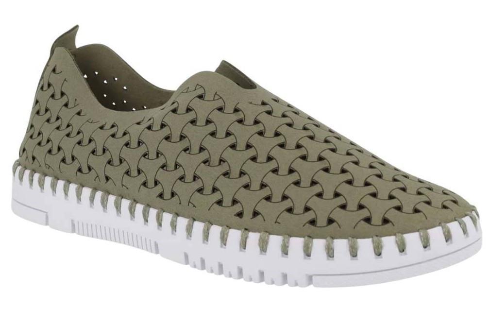 Zapatillas deportivas sin cordones Eoligeros Tessy en caqui