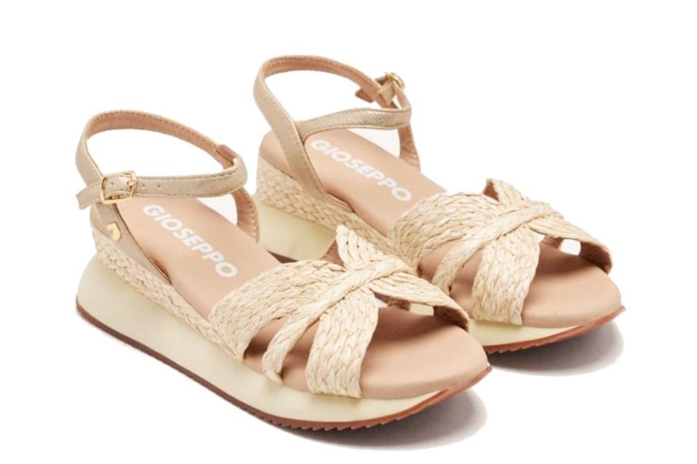 Sandalias con cuña Gioseppo GUILDHALL 74009 en natural para mujer