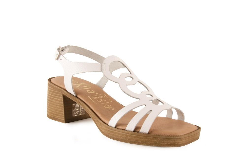 Sandalias Tekila 1010 en blanco para mujer