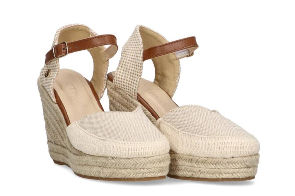 Alpargatas Etika Saura 20002 en beige para mujer