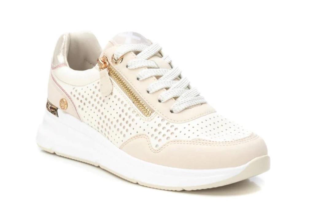 Zapatillas deportivas XTI 143990 en beige para mujer
