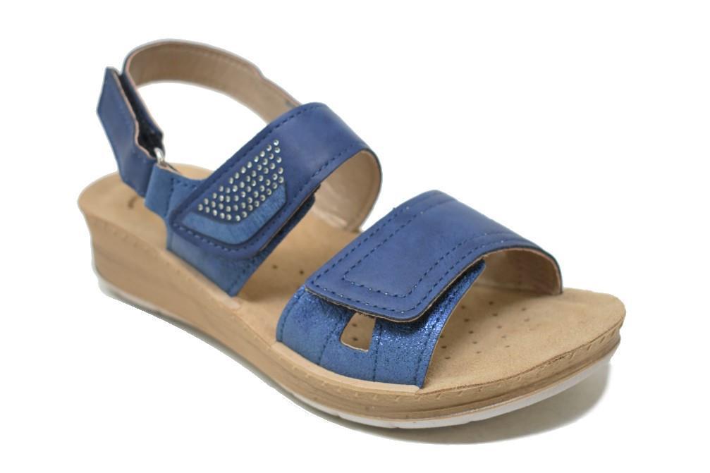 Sandalias cómodas Inblu FC000061 en azul