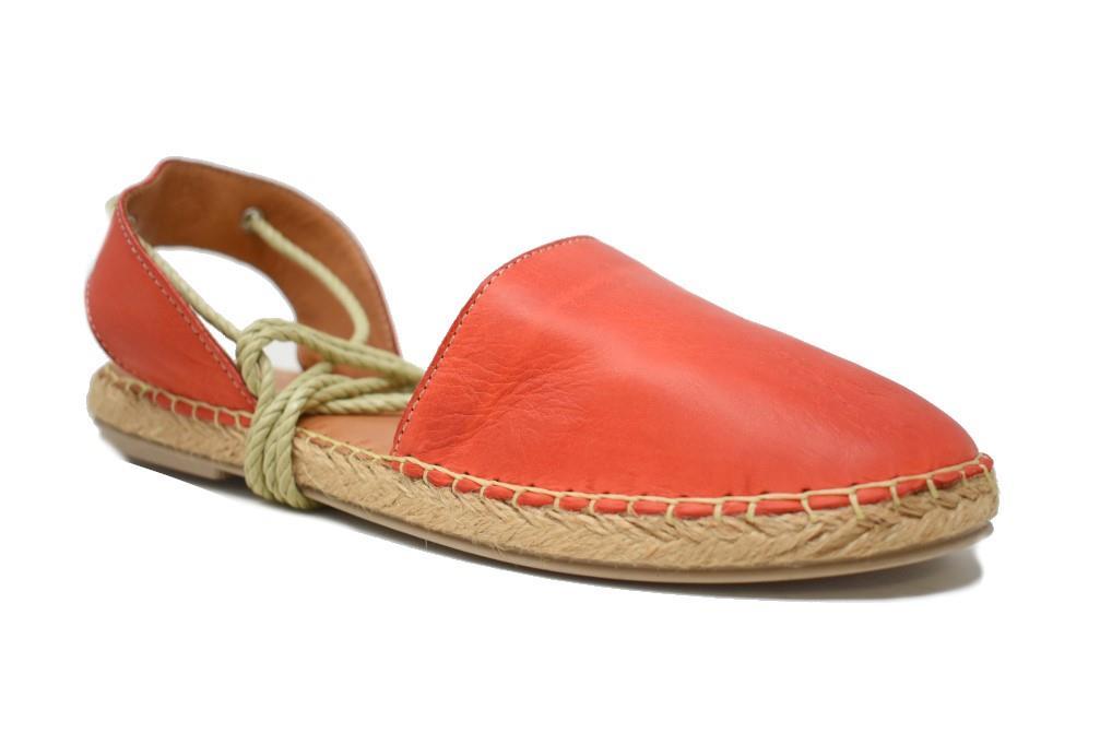 Alpargatas planas TOP 3 5905 en rojo para mujer