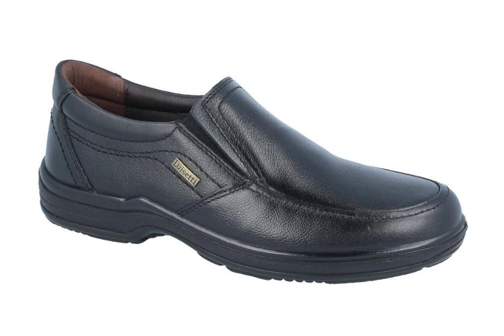 Mocasines Luisetti 20400ST en color negro