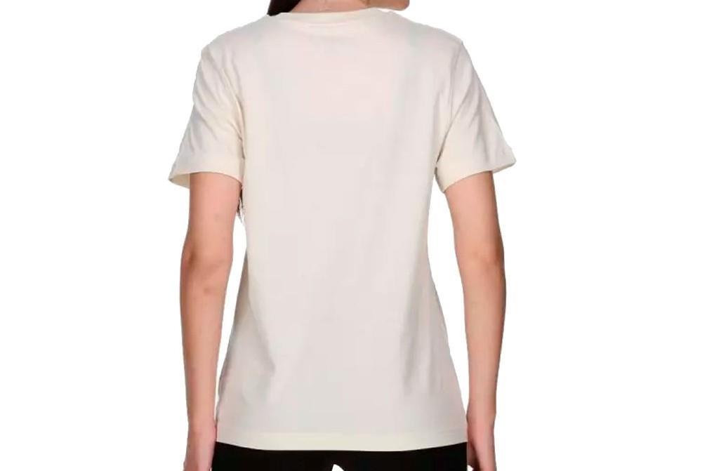 Camiseta de manga corta New Balance WT41502 en beige para mujer