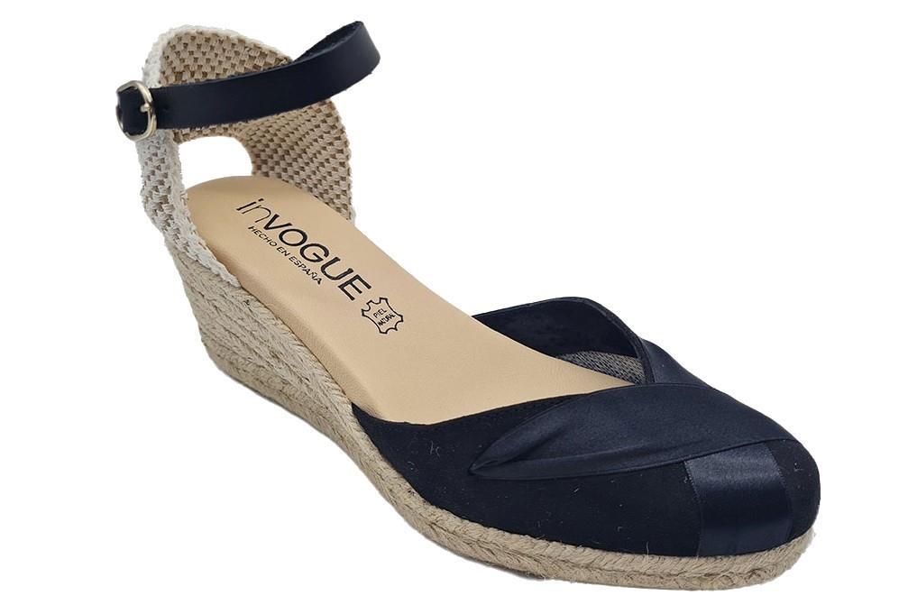 Alpargatas inVogue 1552 en negro para mujer