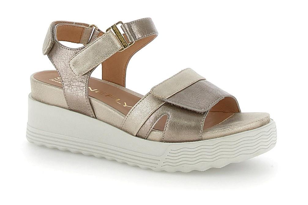 Sandalias Stonefly PARKY 26 en oro para mujer