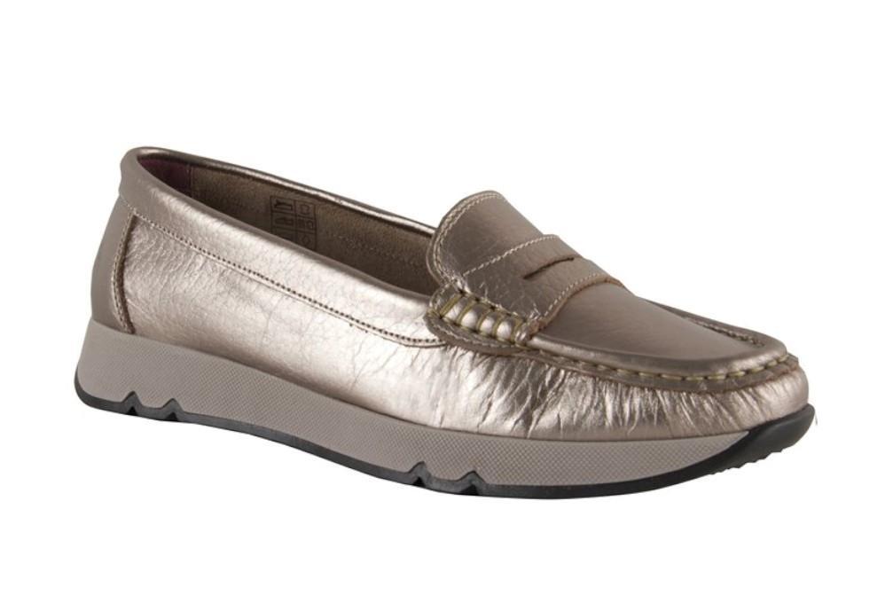 Mocasines Pie de Ángel 20326 en dorado para mujer