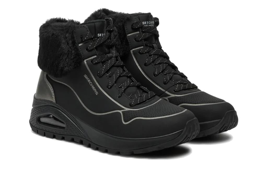 Botines deportivos Skechers UNO Rugged - Fall Shimmer en negro