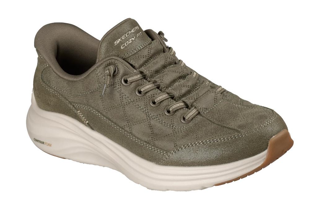 Zapatillas deportivas Skechers Slip-ins Contour Foam Cozy Fit Natural Ease 150507 oliva para mujer