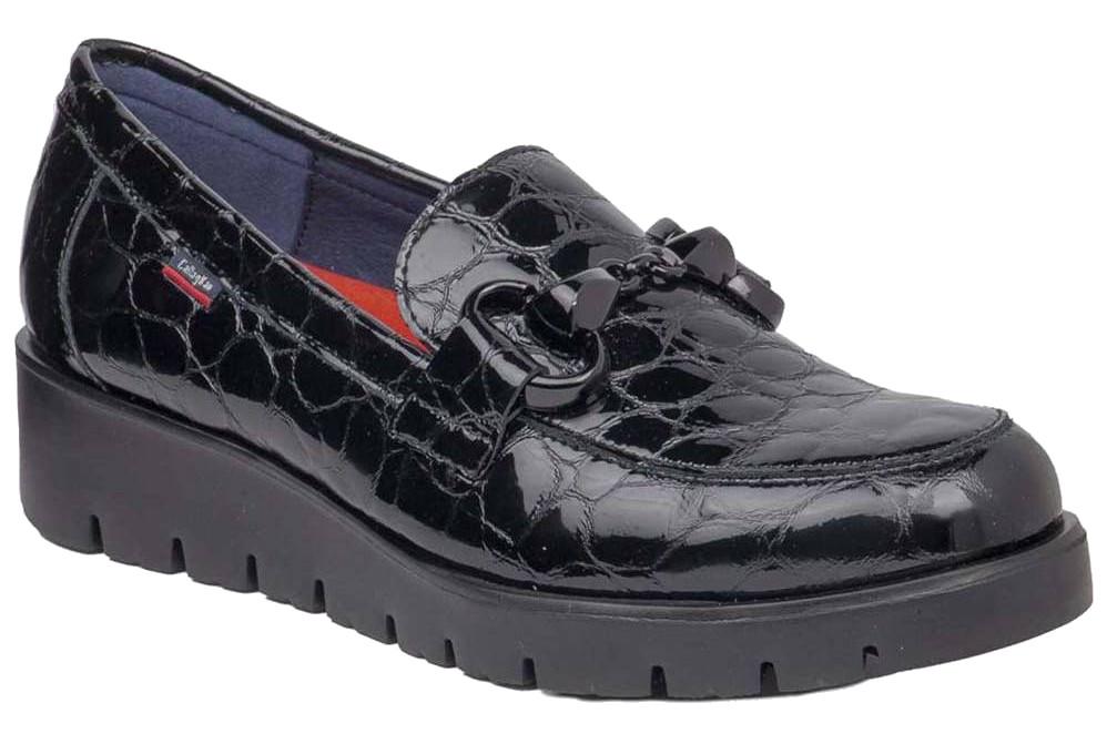 Mocasines con cuña Callaghan 58512 Bari en negro