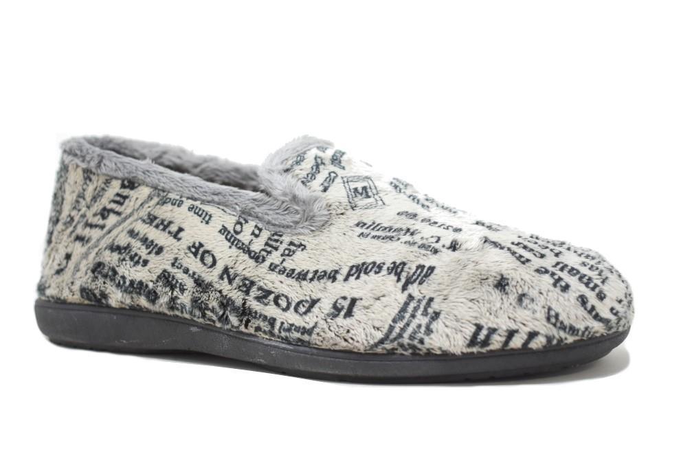 Zapatillas de casa Franklin 351 en gris para hombre
