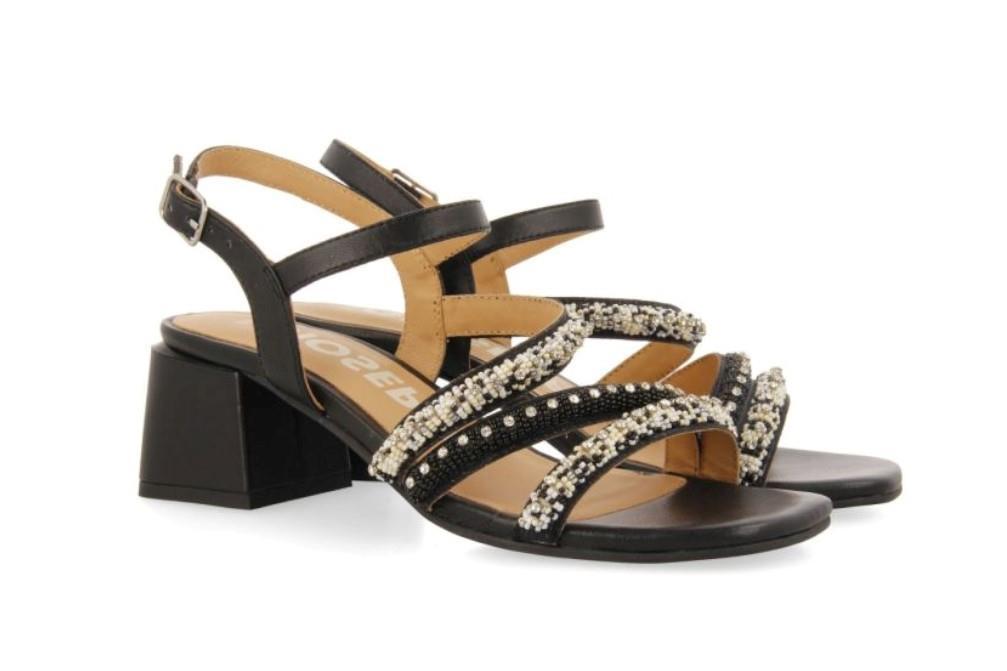 Sandalias de tacón Gioseppo BALAO 72131 en negro para mujer