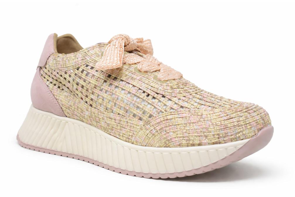 Zapatillas deportivas caladas Porronet Ines DEP500 en rosa