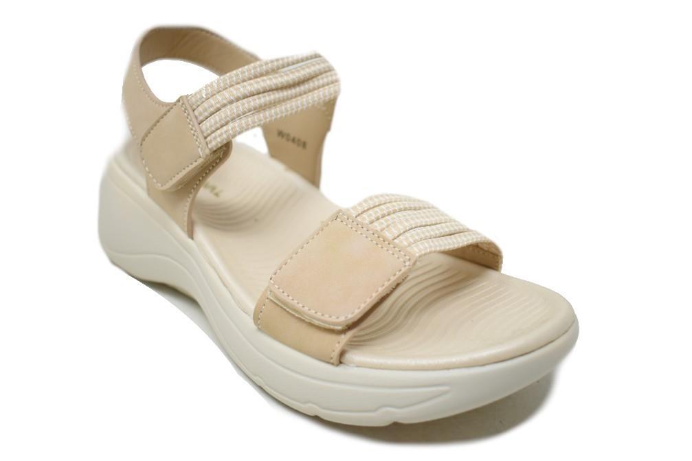 Sandalias deportivas Marval W0408 en beige para mujer