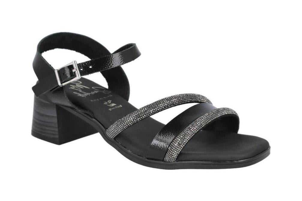 Sandalias de tacón medio Oh! My Sandals 5905 Acero para mujer - Sandalias de fiesta tiras Brillantes