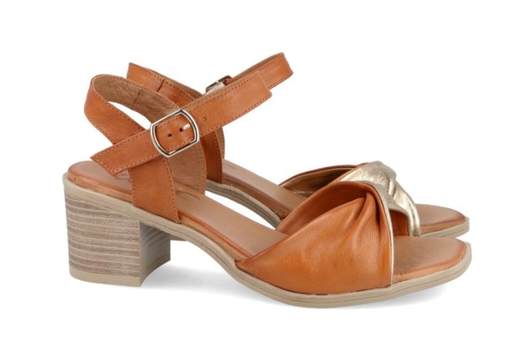 Sandalias de tacón Walk & Fly 21-501 en cuero para mujer