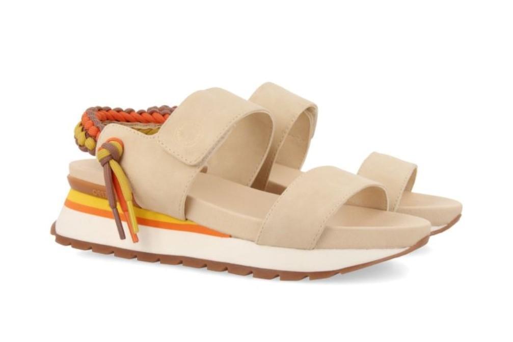 Sandalias Gioseppo AUSTELL 71082 beige para mujer