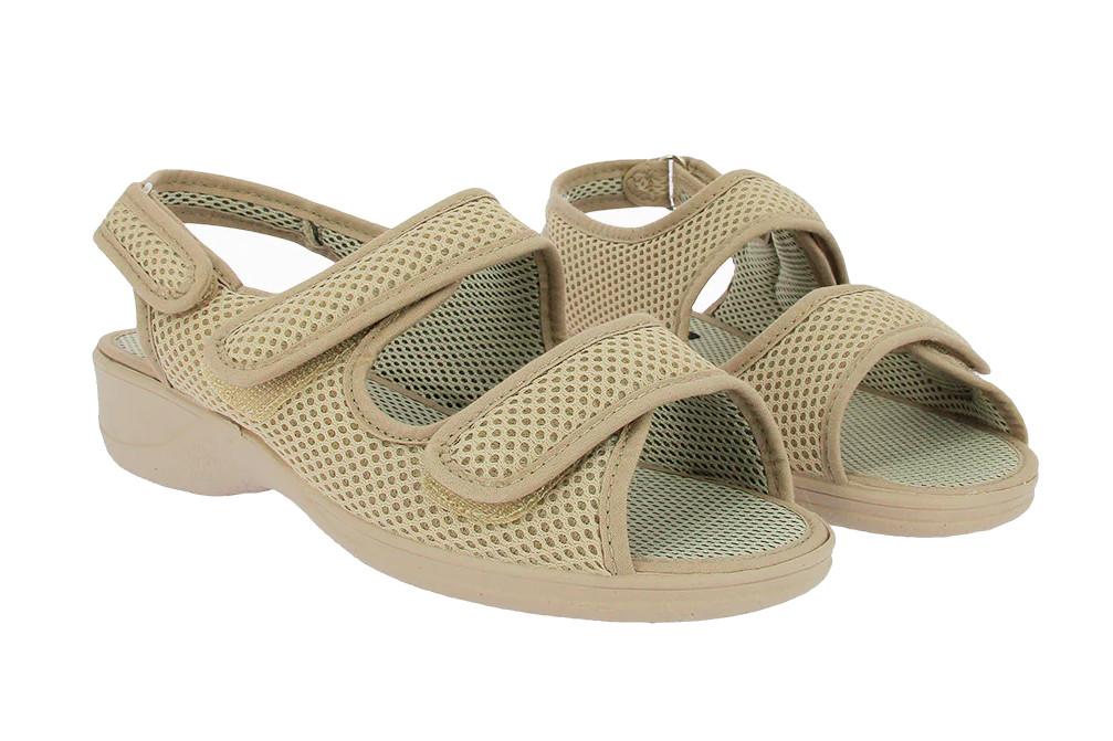 Sandalias Doctor Cutillas 21739 Rejilla Beige Mujer | Cómodas, Transpirables y Ajustables