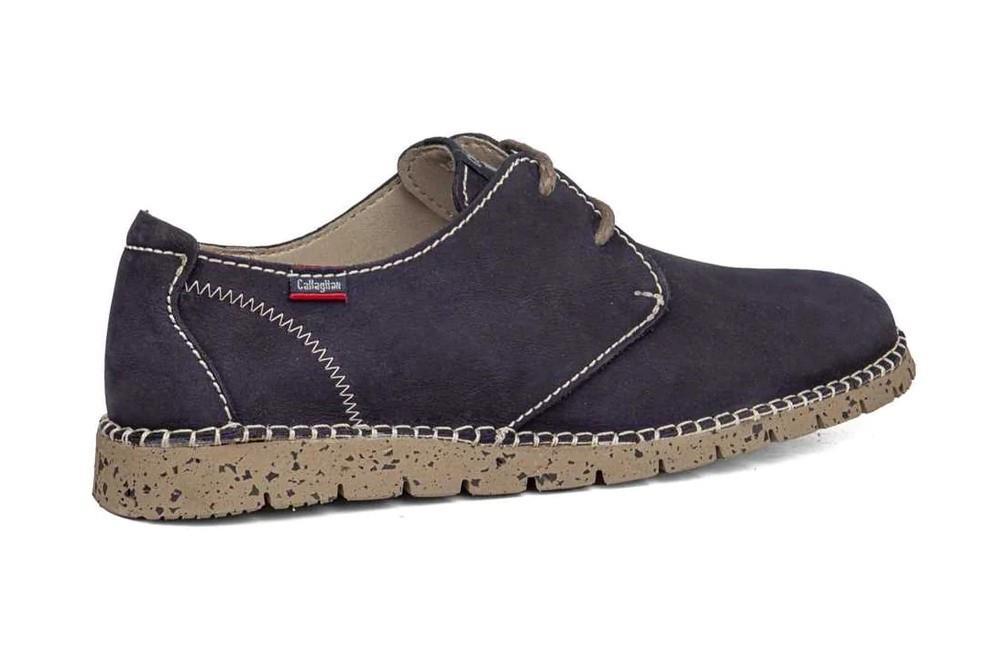 Zapatos con cordones Callaghan 84702 Abiatar en azul para hombre