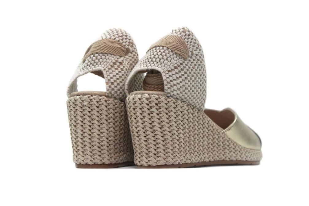 Alpargatas Pitillos 5579-L en plata para mujer