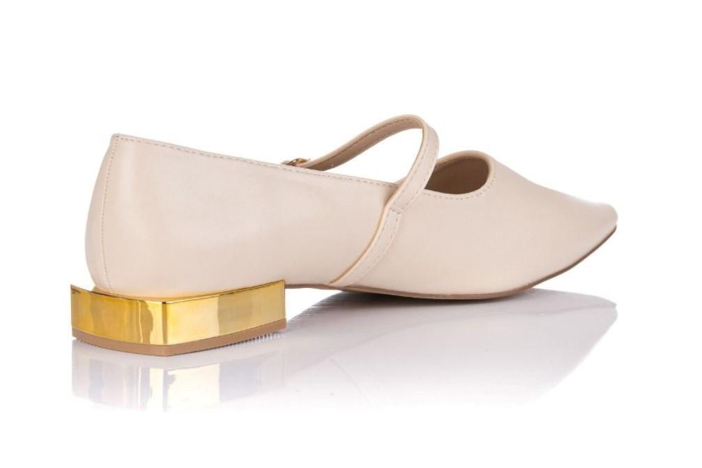 Bailarinas Isteria 24007 en beige para mujer
