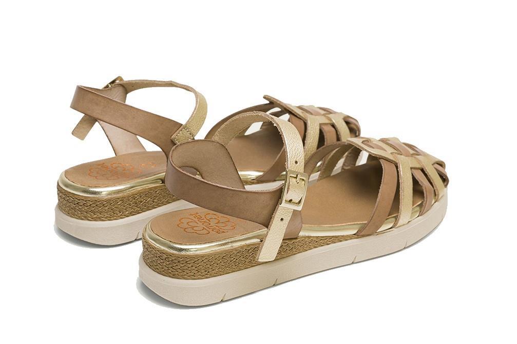 Sandalias Porronet Clotilde 3152 en taupe para mujer