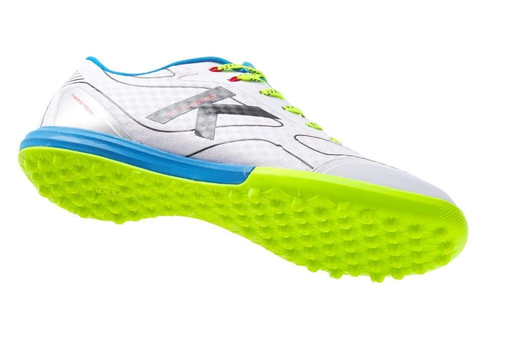 Zapatillas fútbol sala Kelme Goleiro Turf 55166 en blanco para hombre