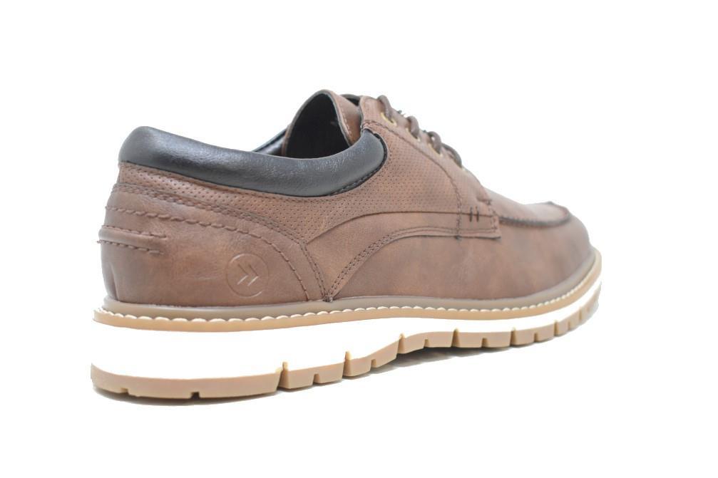 Zapato con cordones Maraval M0514 en moka para hombre