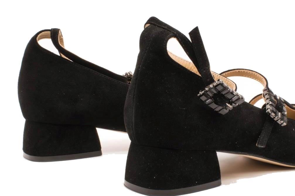 Bailarinas con tacón Alma en Pena I250251 de color negro-Zapatos de fiesta