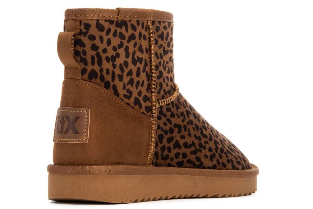 Botines snow XTI 144444 con estampado de leopardo