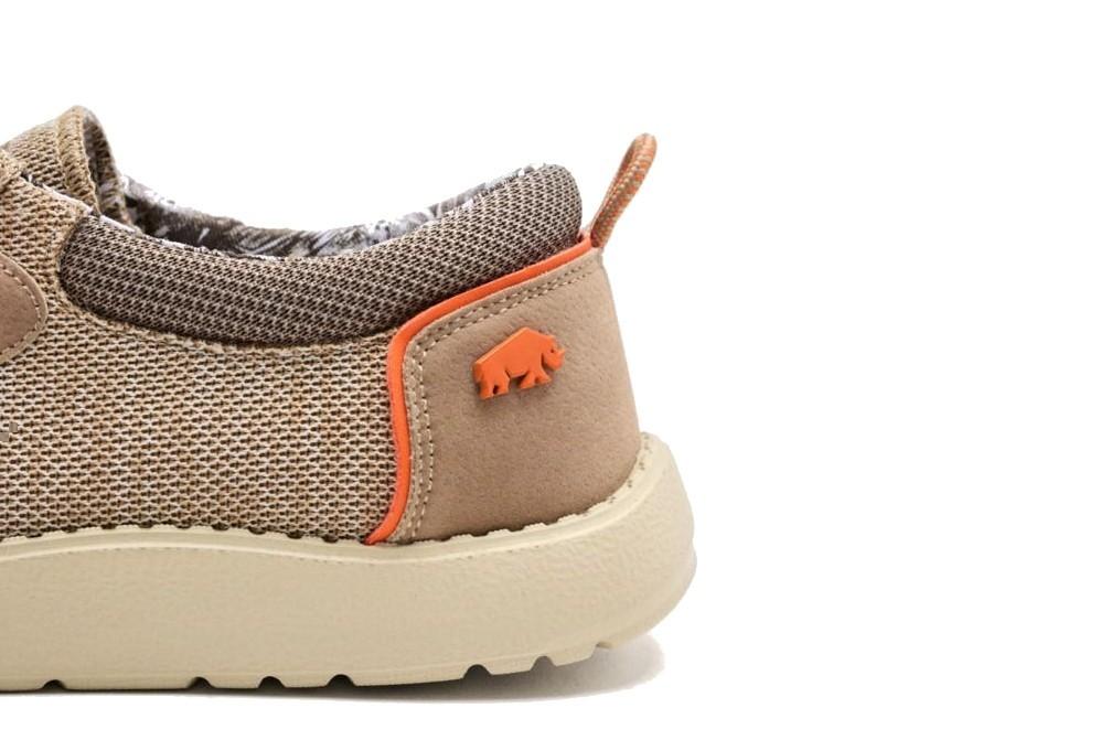 Zapatos naúticos de Lona Gioseppo WALLABEE TREILLES 71661 en beige
