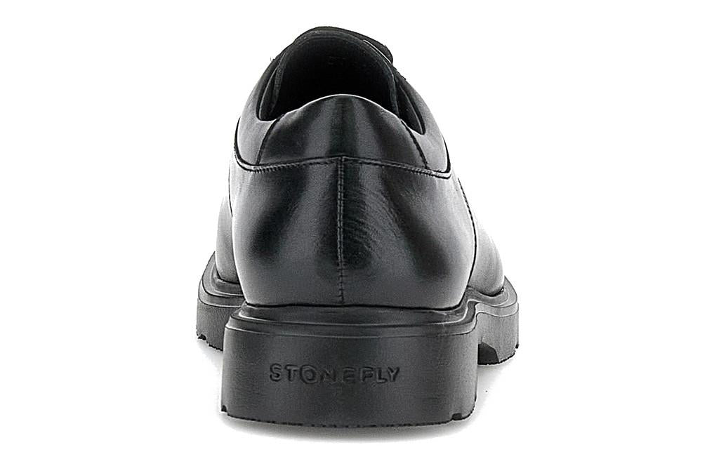 Zapatos de vestir hombre Stonefly Forever 2 negro de piel 219802