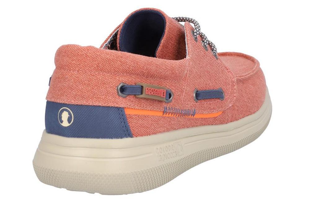 Zapatos Náuticos de lona Coronel Tapiocca T869-4 en teja para hombre