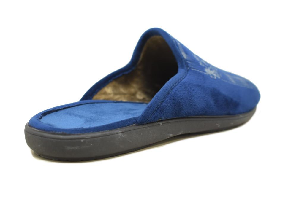 Zapatillas de casa destalonadas Calusa 52-330 en azul