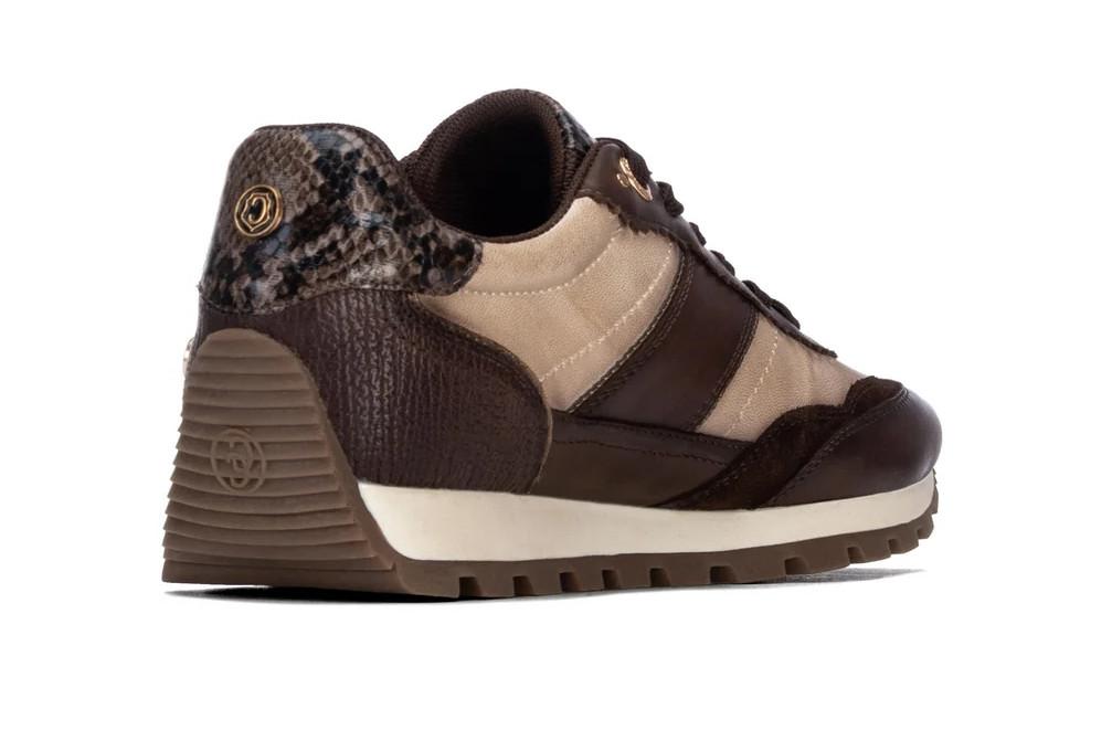 Zapatillas deporitvas de Piel Combinadas Carmela 164238 para Mujer en marrón