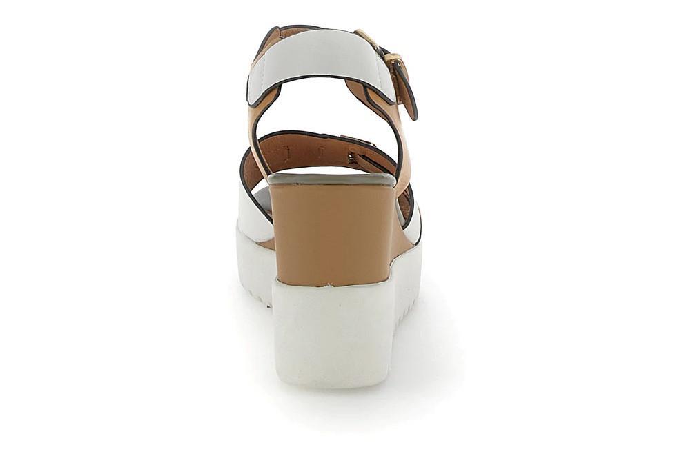 Sandalias con cuña Stonefly Ely 19 en blanco para mujer