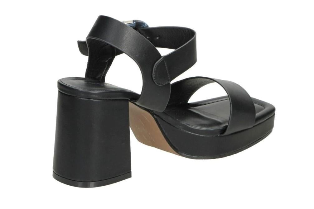 Sandalias con tacón alto Isteria 23027 en negro para mujer