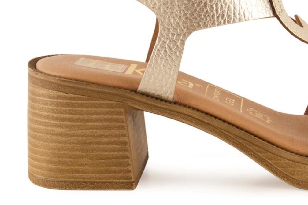 Sandalias Tekila 1010 en platino para mujer