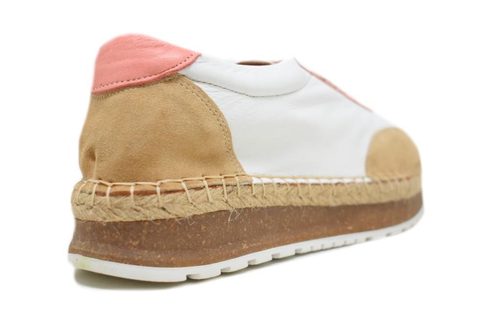 Zapatillas deportivas TOP3 22574 en blanco para mujer