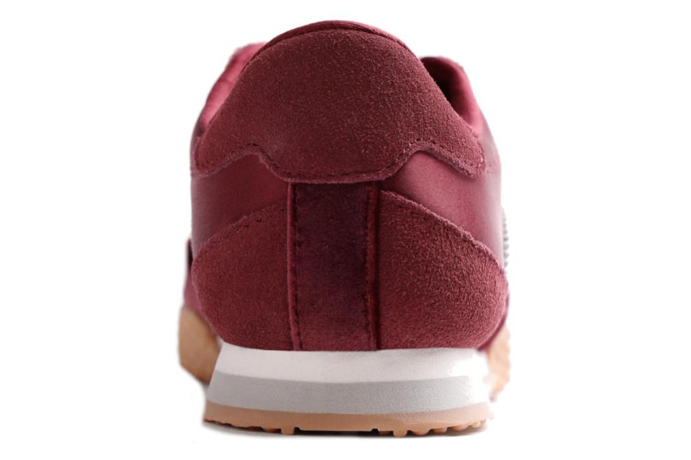 Zapatillas deportivas Gioseppo 8066 de Piel y Satén Burdeos para mujer