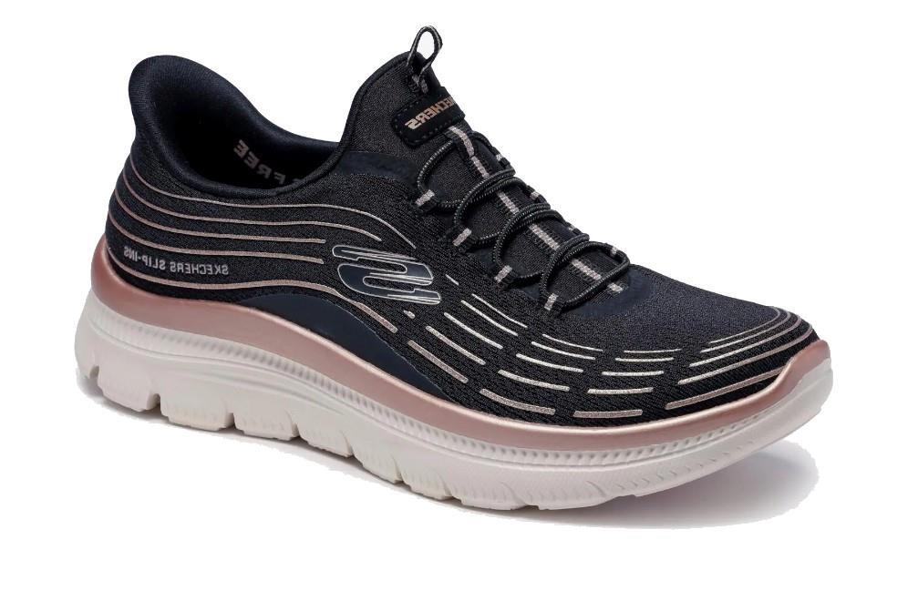 Zapatillas deportivas Skechers Slip-ins SUMMITS PLUS - SOFT LUSTER 150611 negro