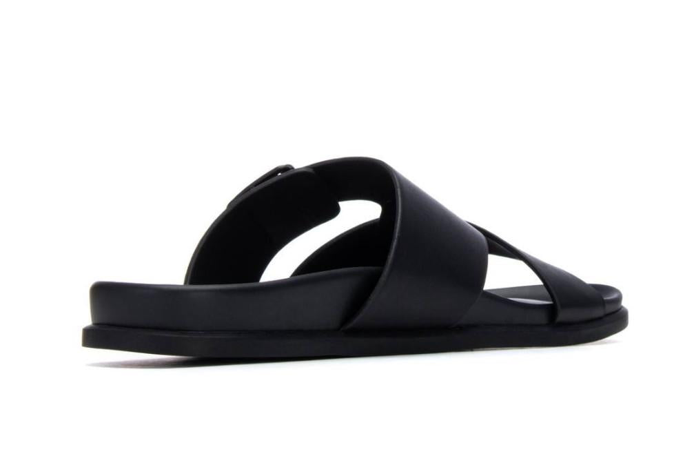 Sandalias pala hombre negras Xti 145807 | Sandalias bio cómodas con hebilla