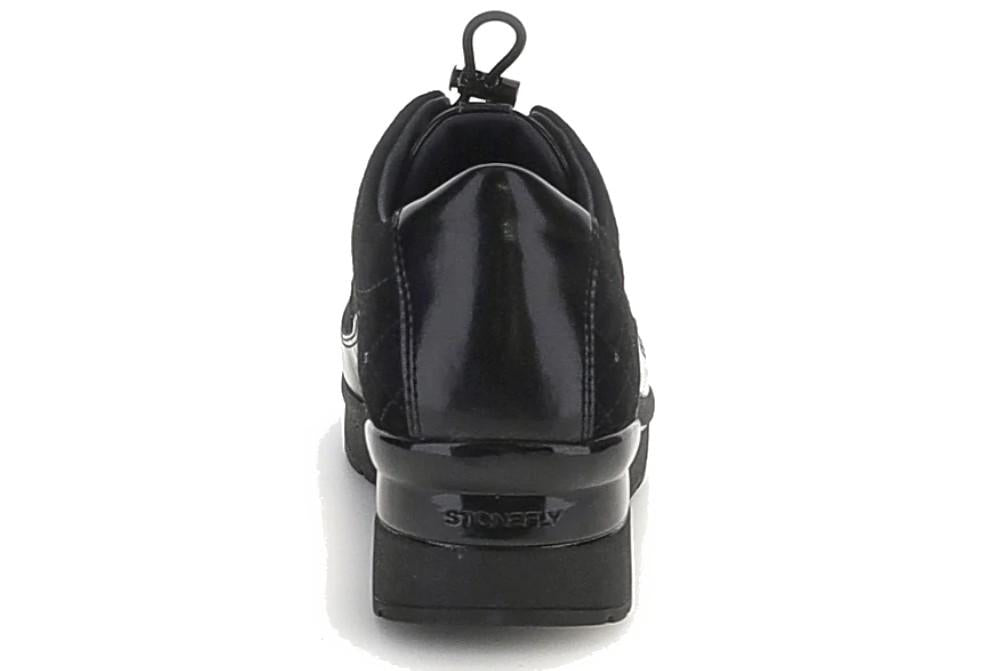 Zapatillas deportivas mujer Stonefly Cream 21 negro con bordados 222958